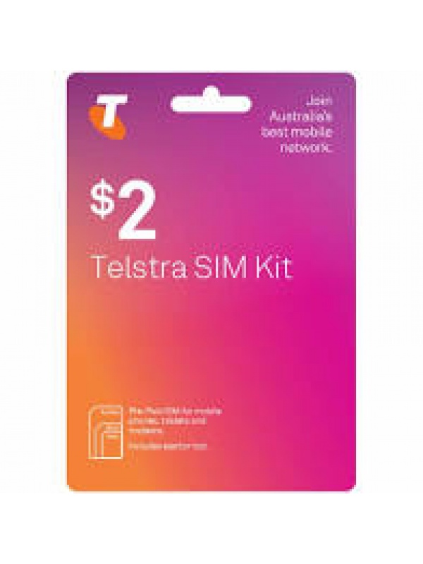 $2 Telstra Prepaid Sim Pack