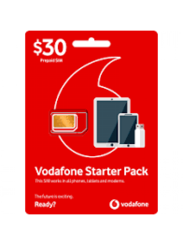 $30 Vodafone Prepaid Sim Pack