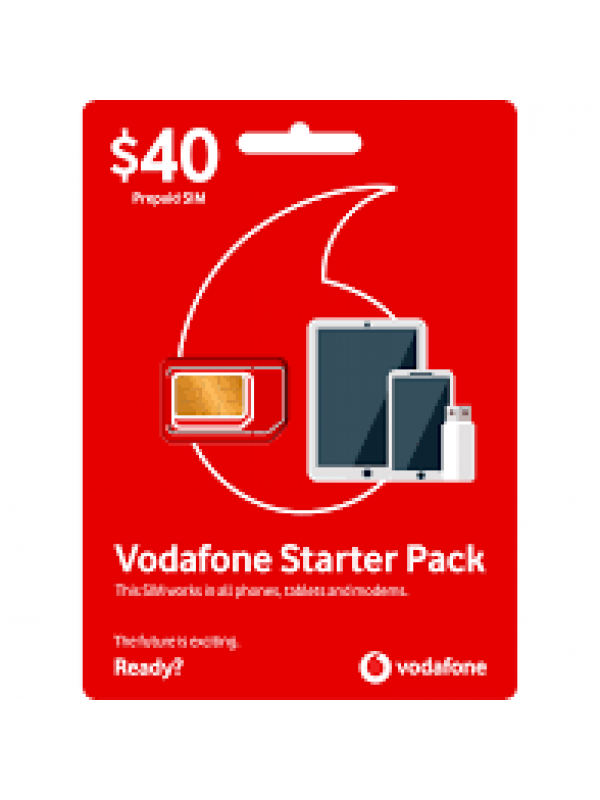 $40 Vodafone Prepaid Sim Pack